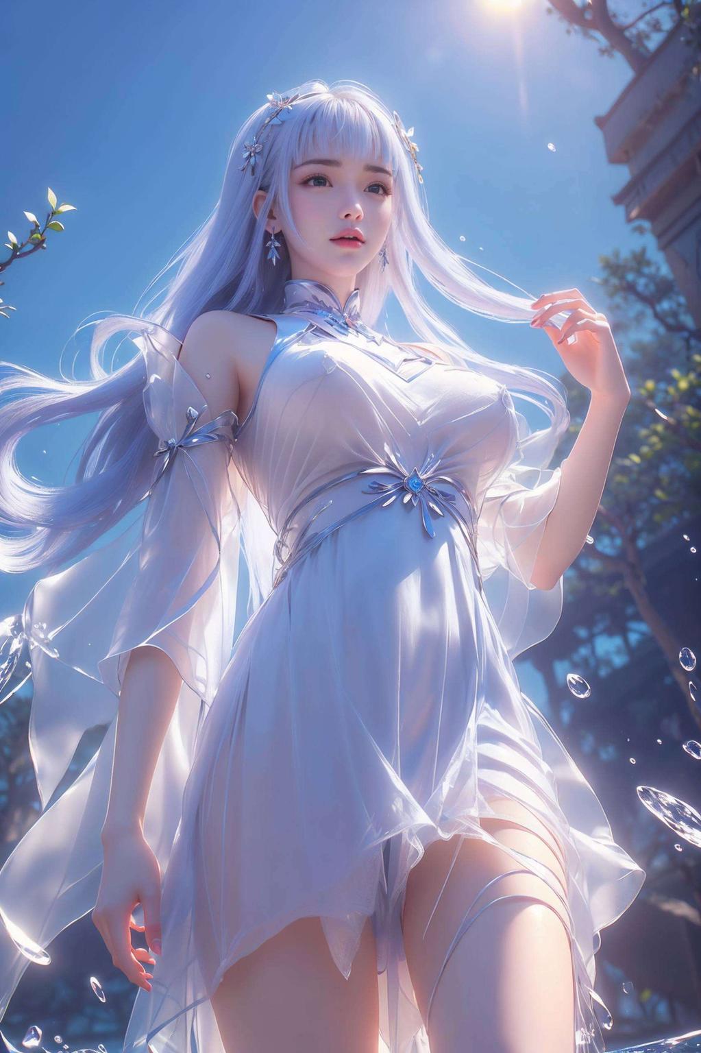 画面唯美今天给大家带来一组清新免费的平板桌面壁纸！🌿 罗嫣和宁雨蝶两位美少女同框