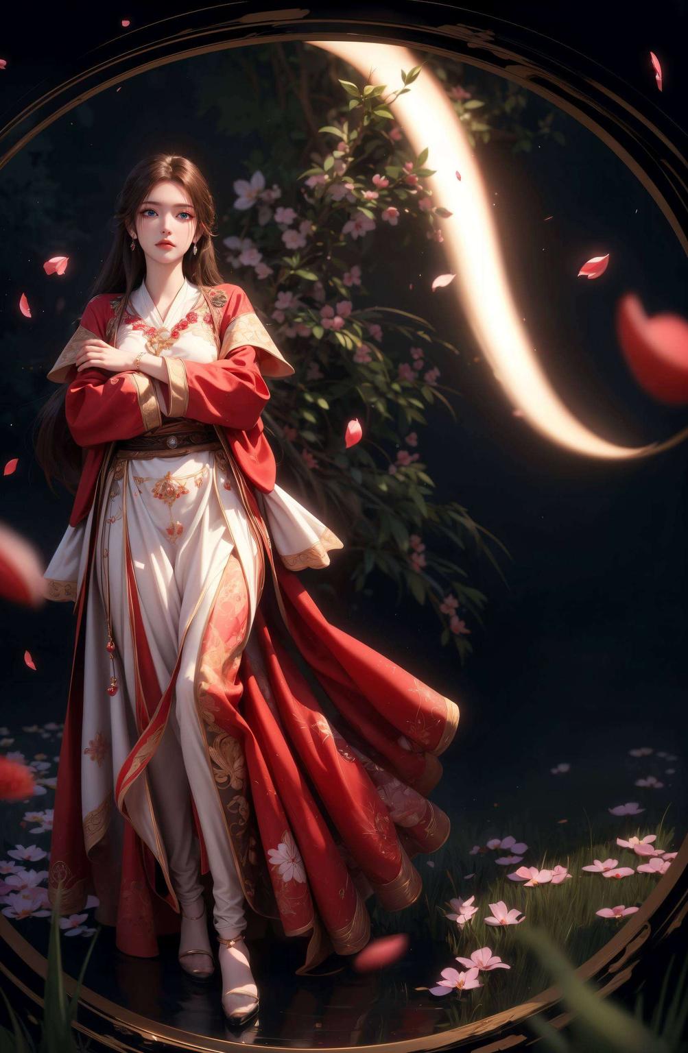 高清AI素材看看这款2k高清极简壁纸！元龙蔷薇动态漫画