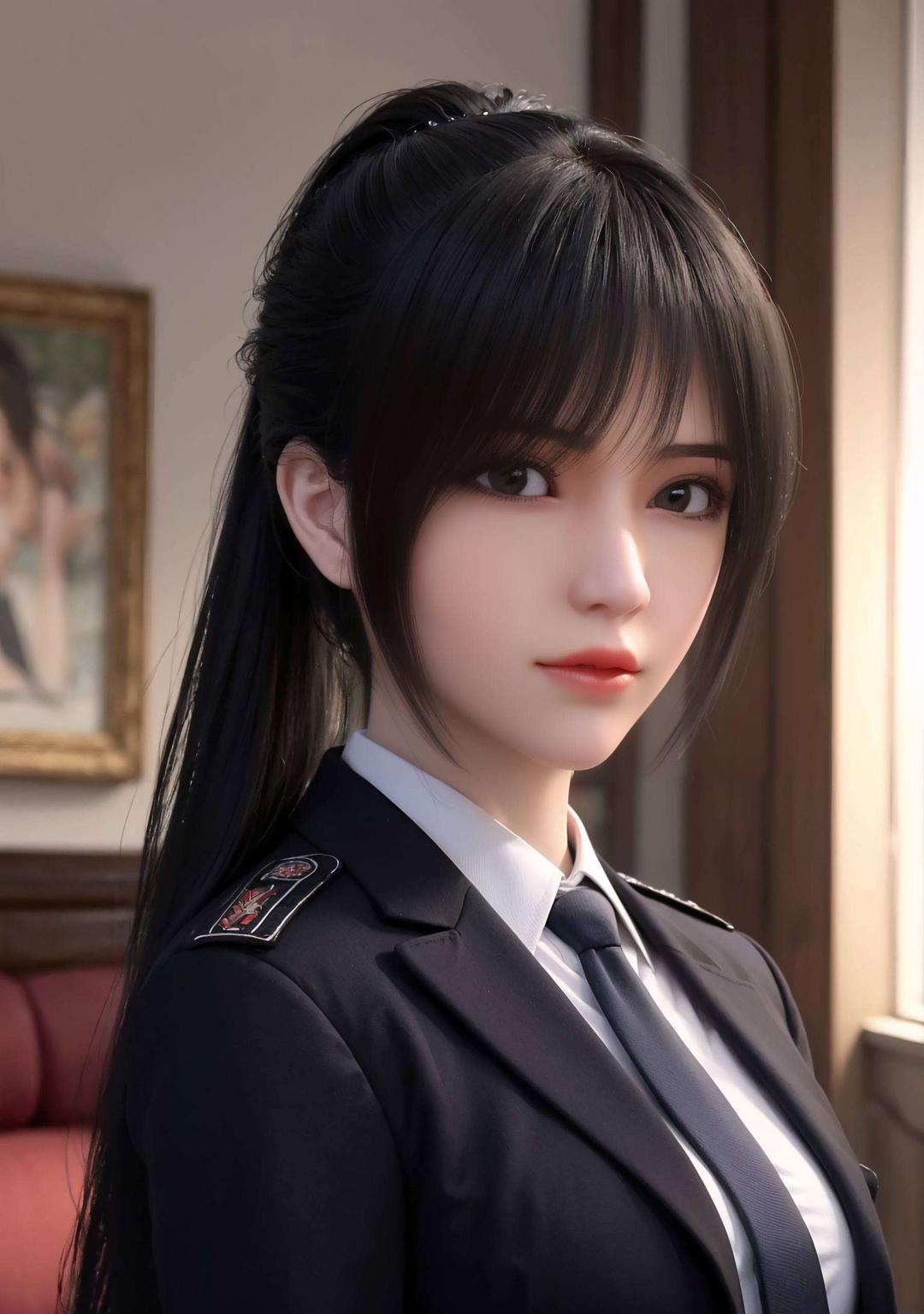 点亮你的电脑桌面！养眼壁纸大放送！今天给大家带来雄兵连琪琳的黑暗风高清壁纸