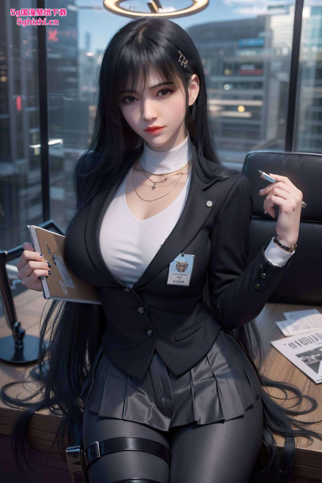 今天给大家带来一款超高清的Win10可爱壁纸！看这雄兵连的琪琳细节满分