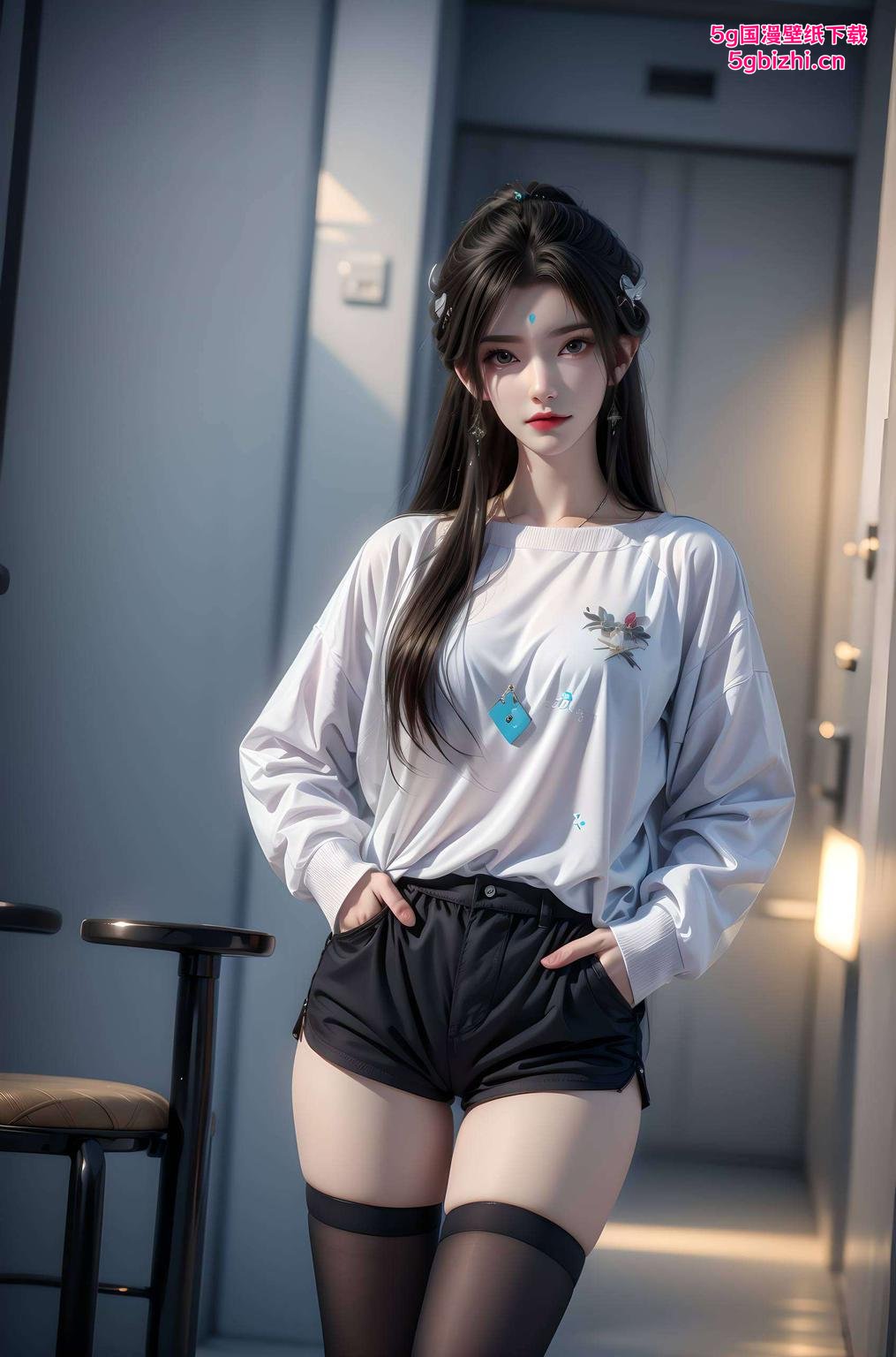 壁纸美女添可爱iPhone锁屏尽显韵味