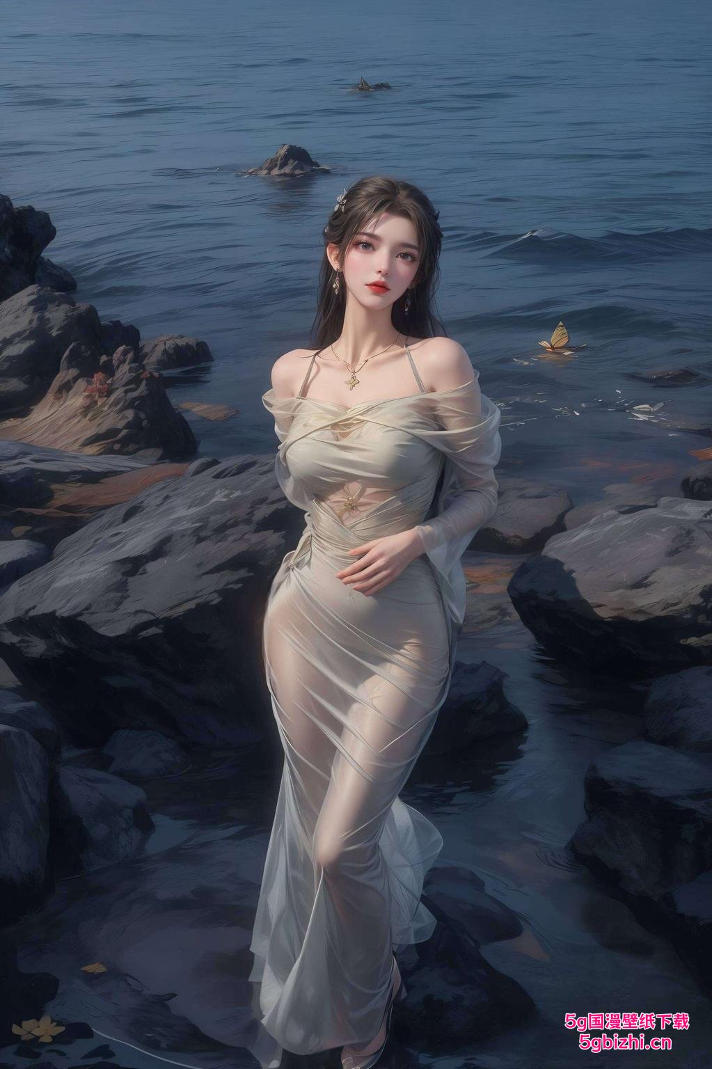 点亮你的平板屏！美得令人心动！蓝白水手服映衬清澈眼神