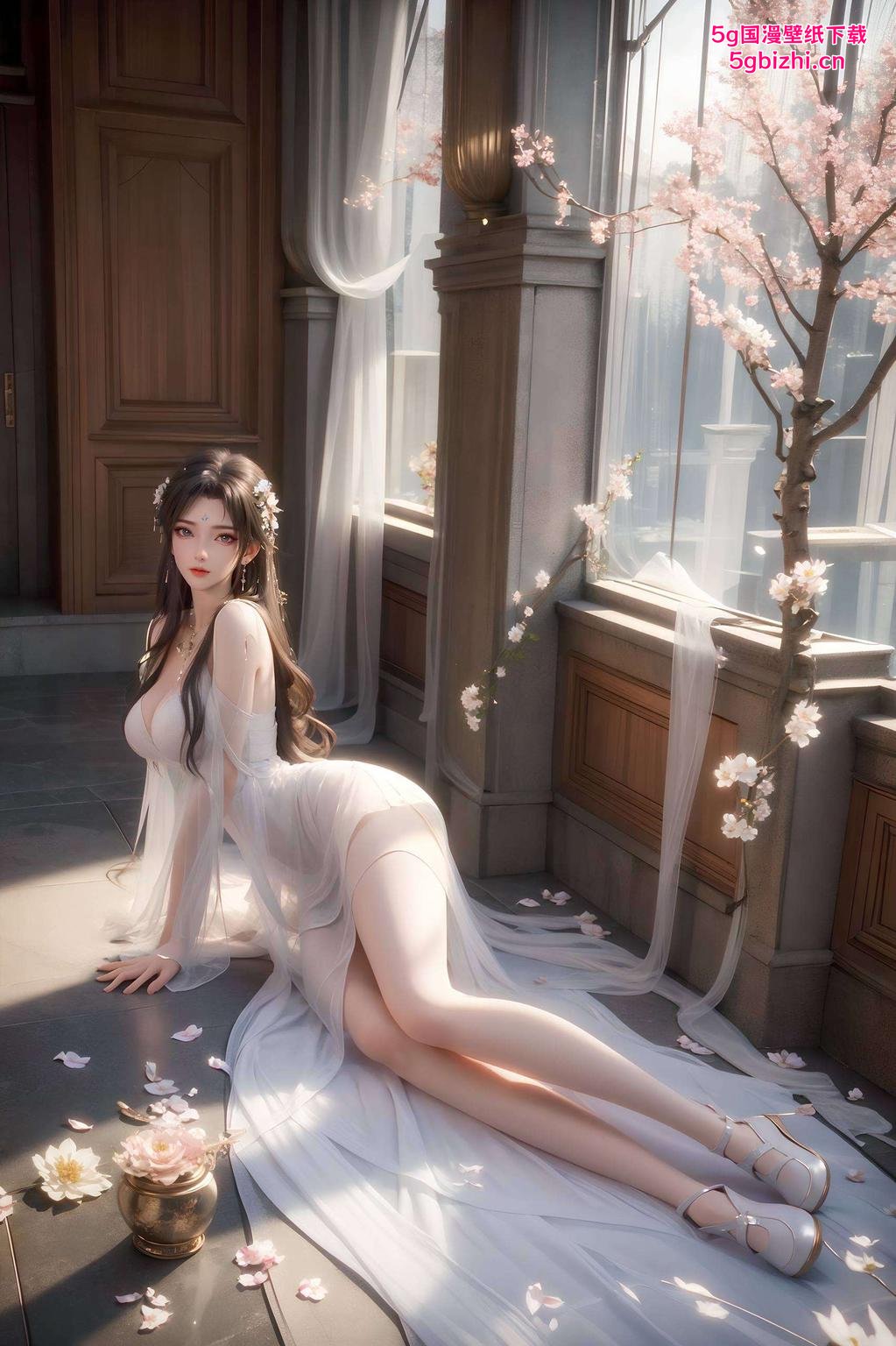 让你的电脑瞬间变身浪漫小天地这款清漪动态壁纸简直美爆了！粉色梦幻风