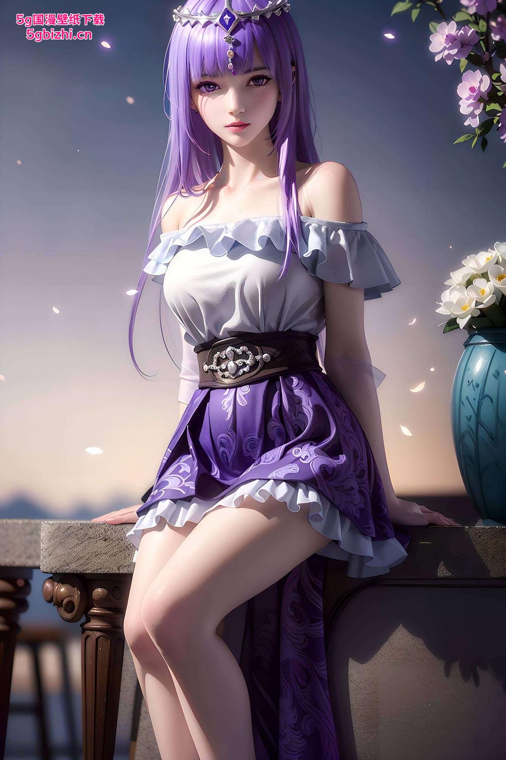 粉色温柔少司命壁纸