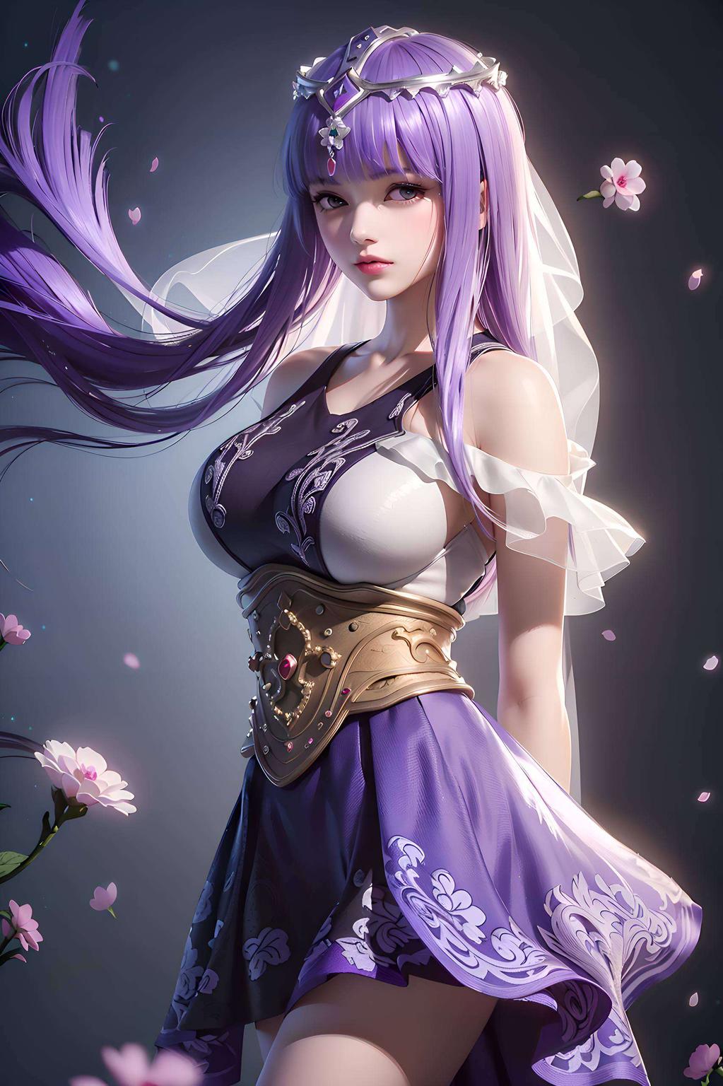 少司命高清映像全黑色调的极简风壁纸