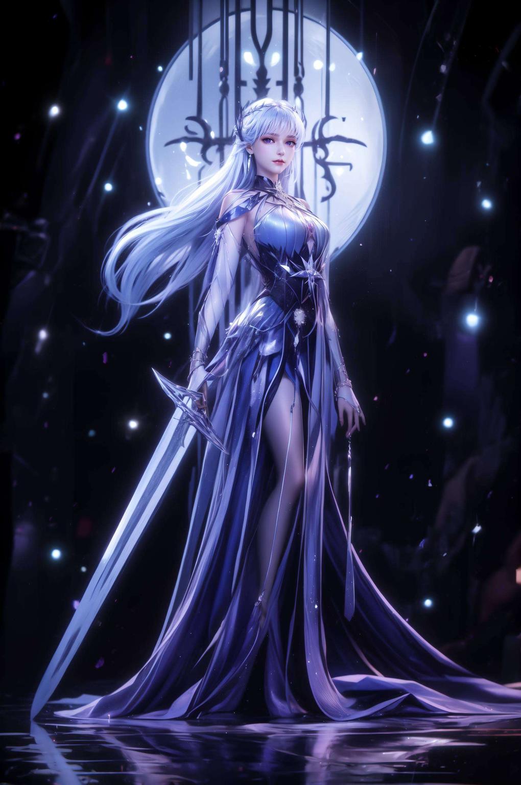 圣采儿与小舞共舞的画面美轮美奂