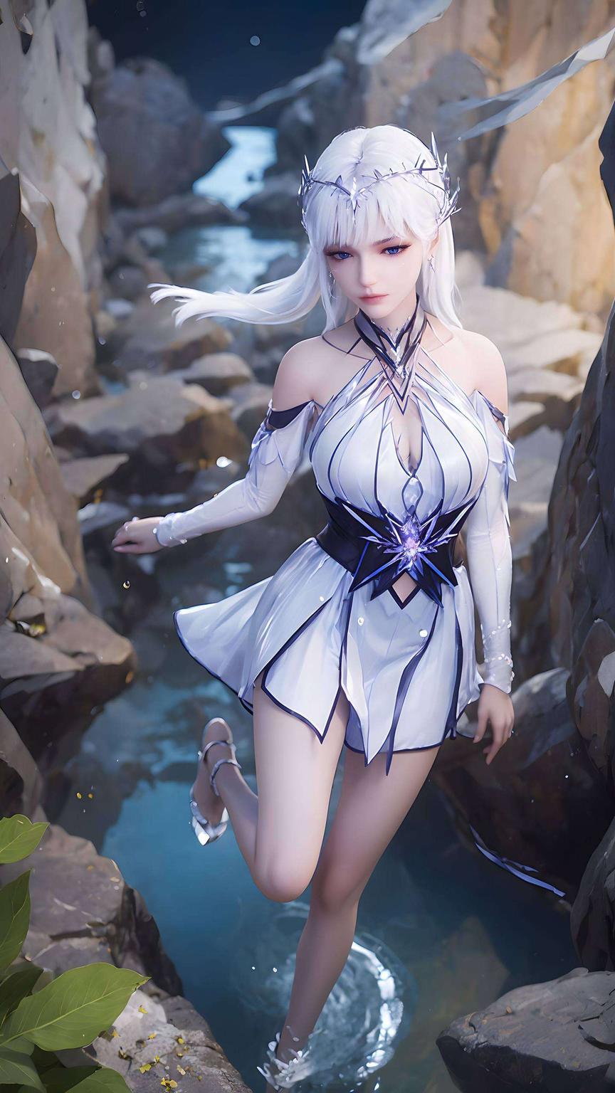 圣采儿俏皮可爱大家好！今天给大家带来一款超美的圣采儿过膝袜动态壁纸