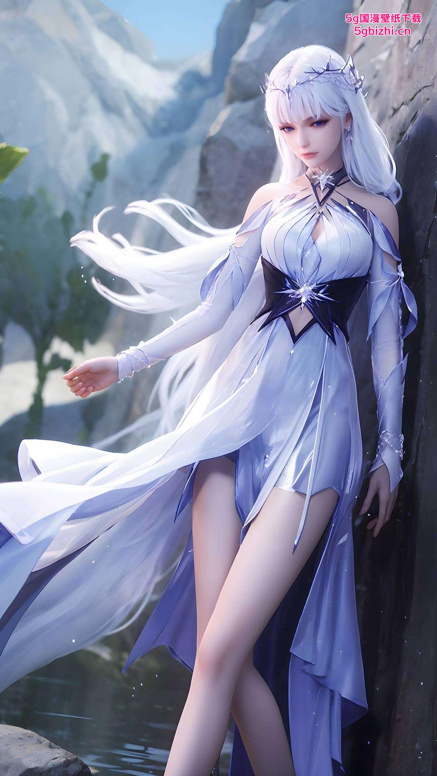 这款超清晰精细的圣采儿角色PC潮图壁纸细节满分