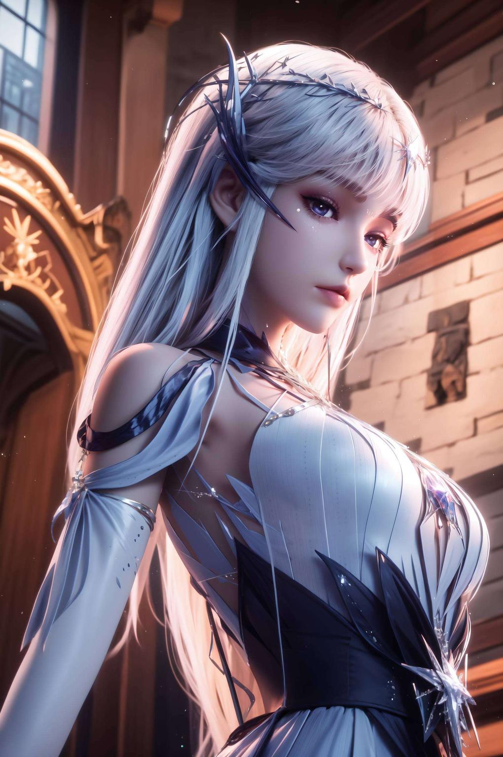 这幅神印王座圣采儿的竖屏壁纸为你的平板增添一抹文艺气息