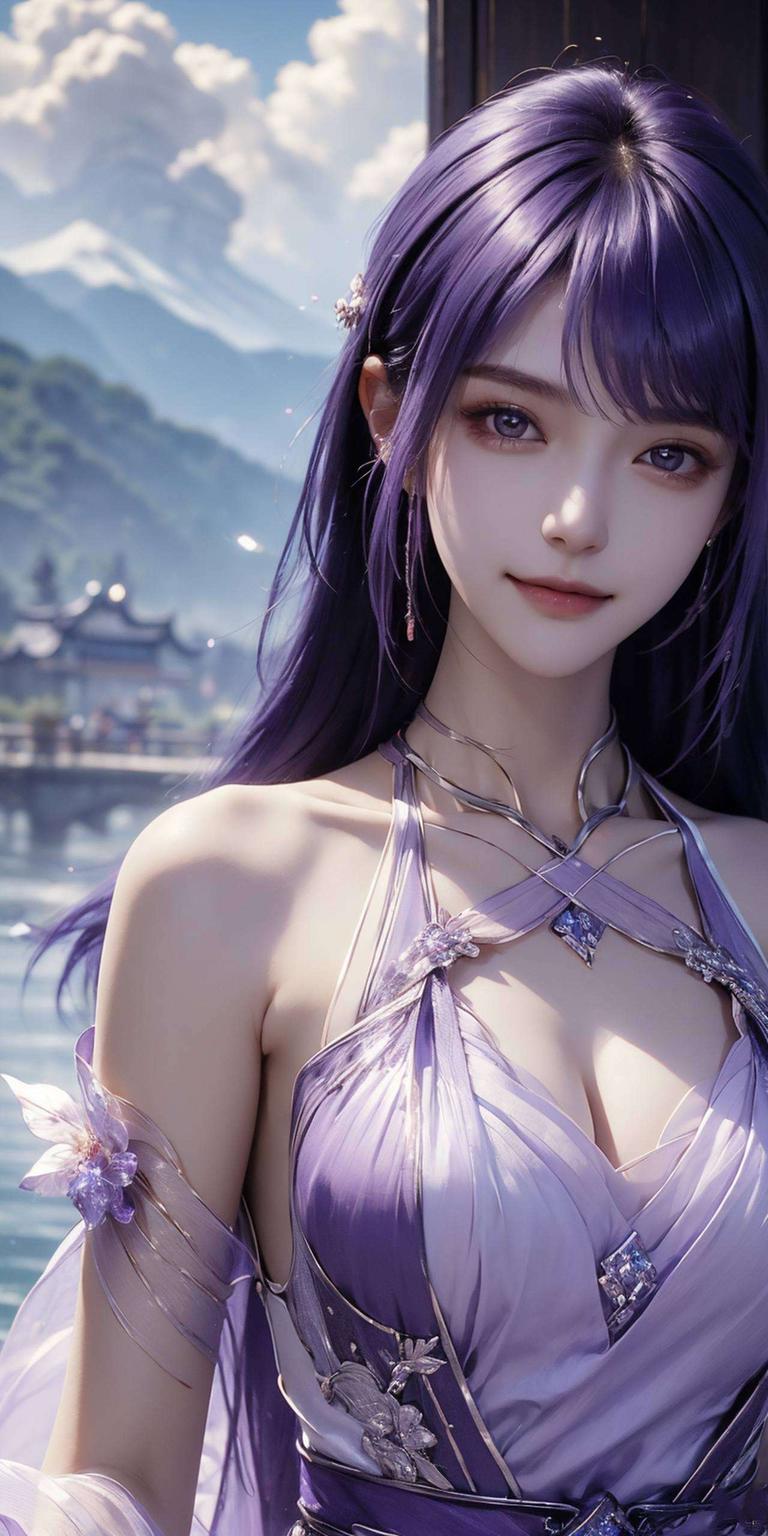 守护你的双眼这款紫色护眼壁纸