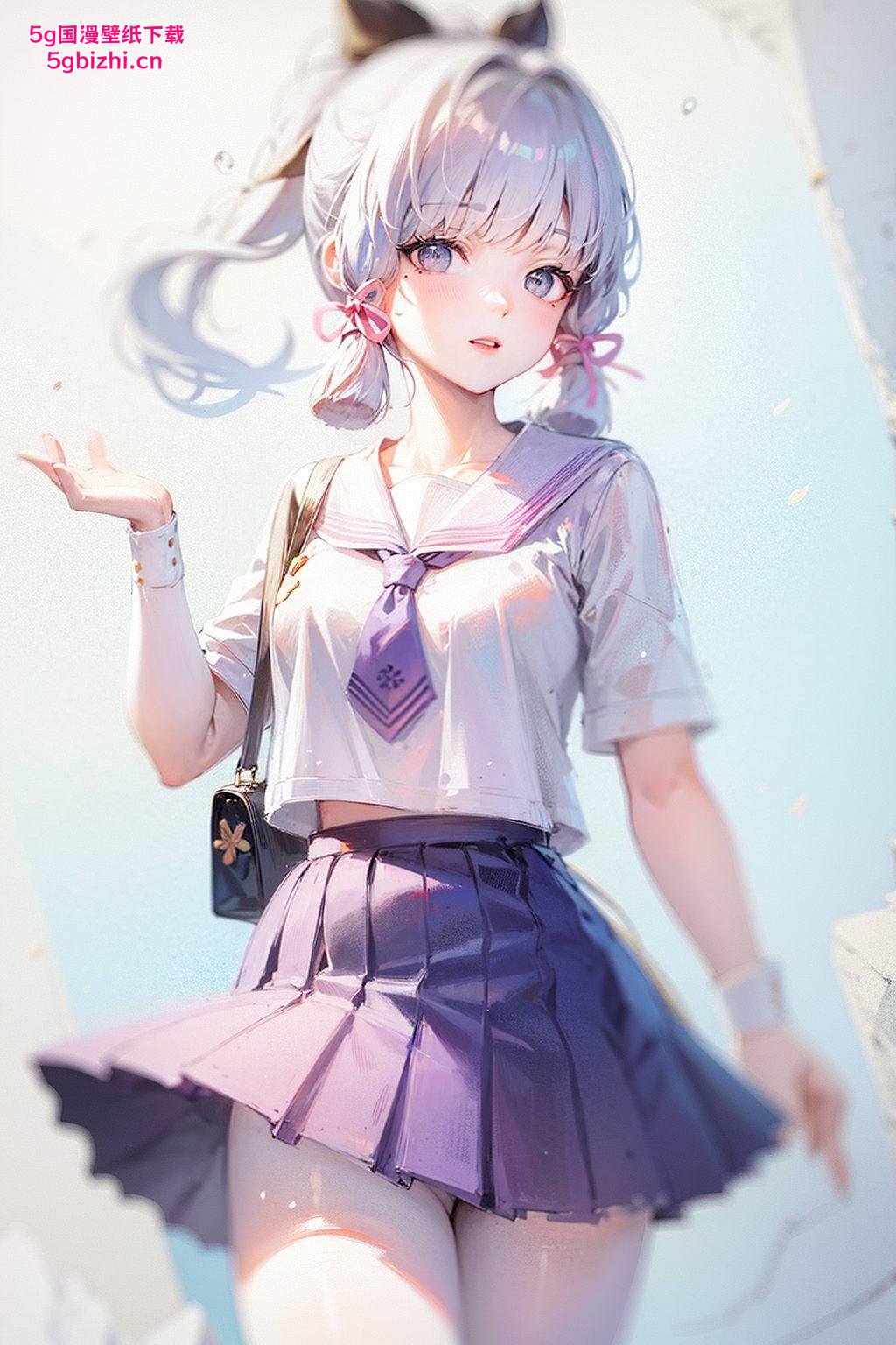 超清4K粉色平板上的绝美风景