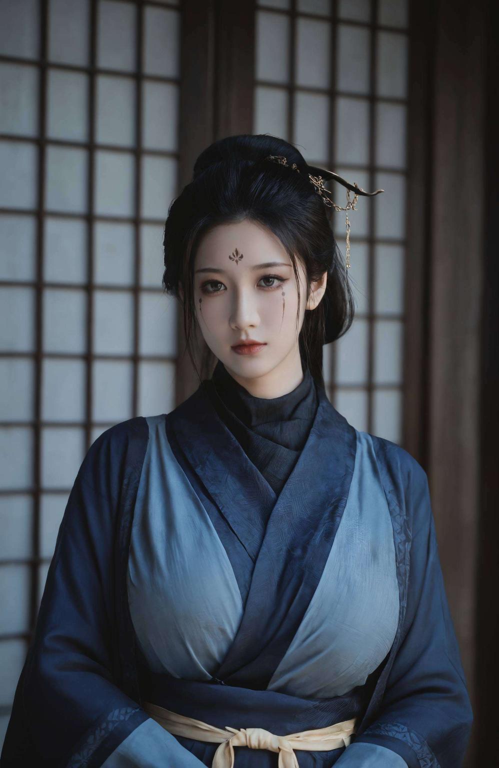 黑神话悟空四妹魅力展现极简动画壁纸