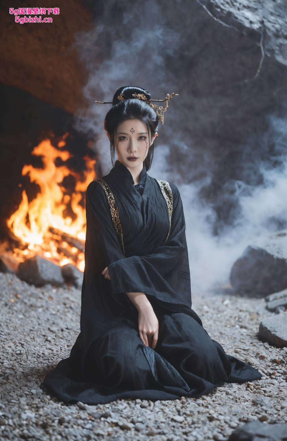 专为iPhone打造！这组伤感免费壁纸四妹眼神温柔