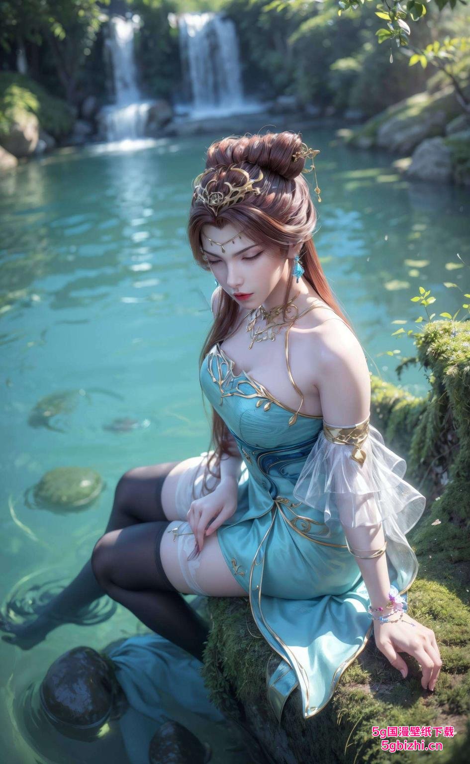 是不是给人一种宁静的美感？快来看看这款既清新又治愈的壁纸吧！”搭配简洁的线条