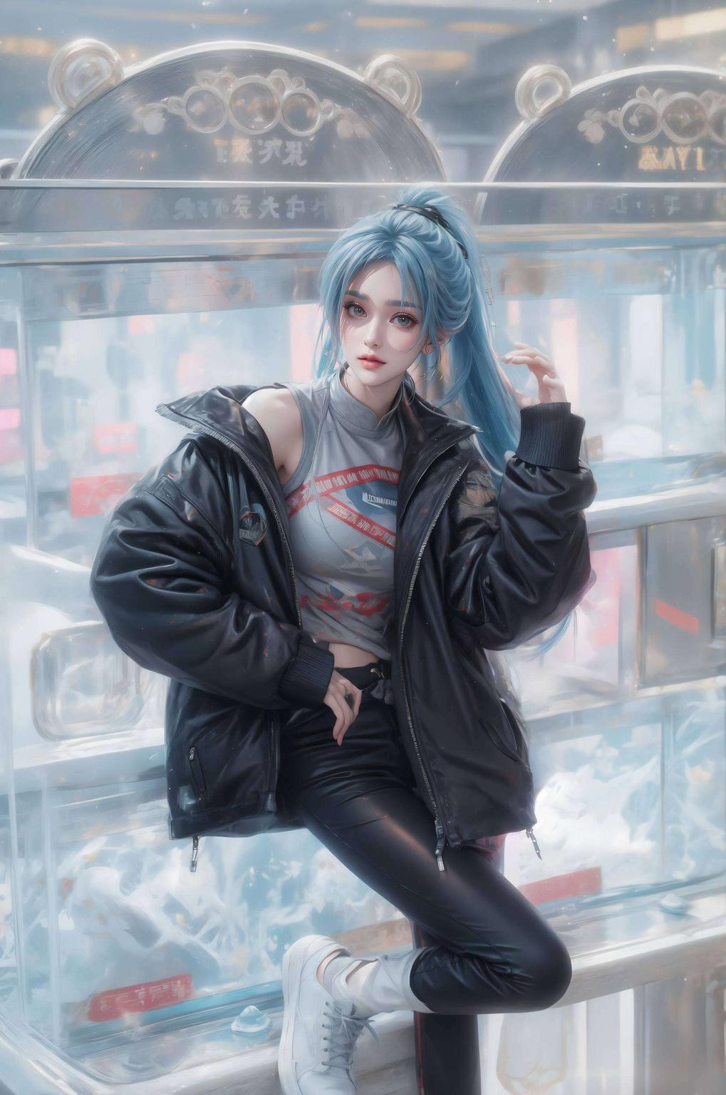 情侣甜蜜细腻画风