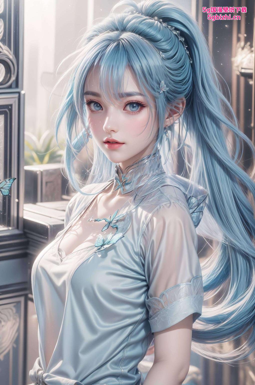 这款超清晰1920x1080壁纸美眸如星