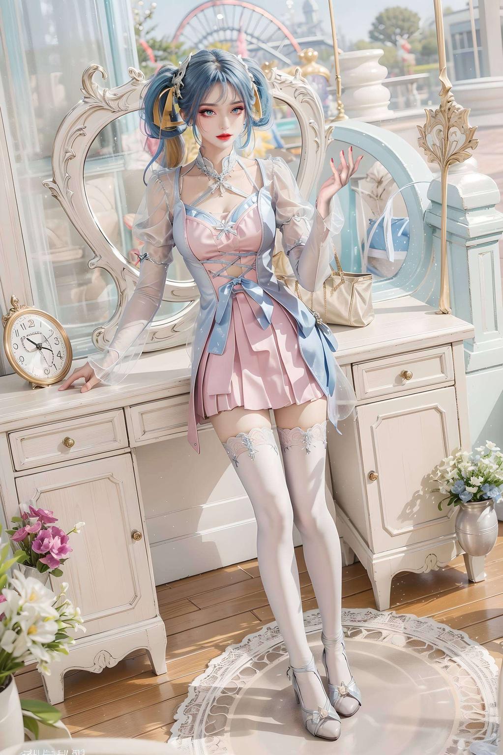 主角是我们的动漫女神唐舞桐！精美线条勾勒出她的灵动身姿让电脑桌面也动漫起来！