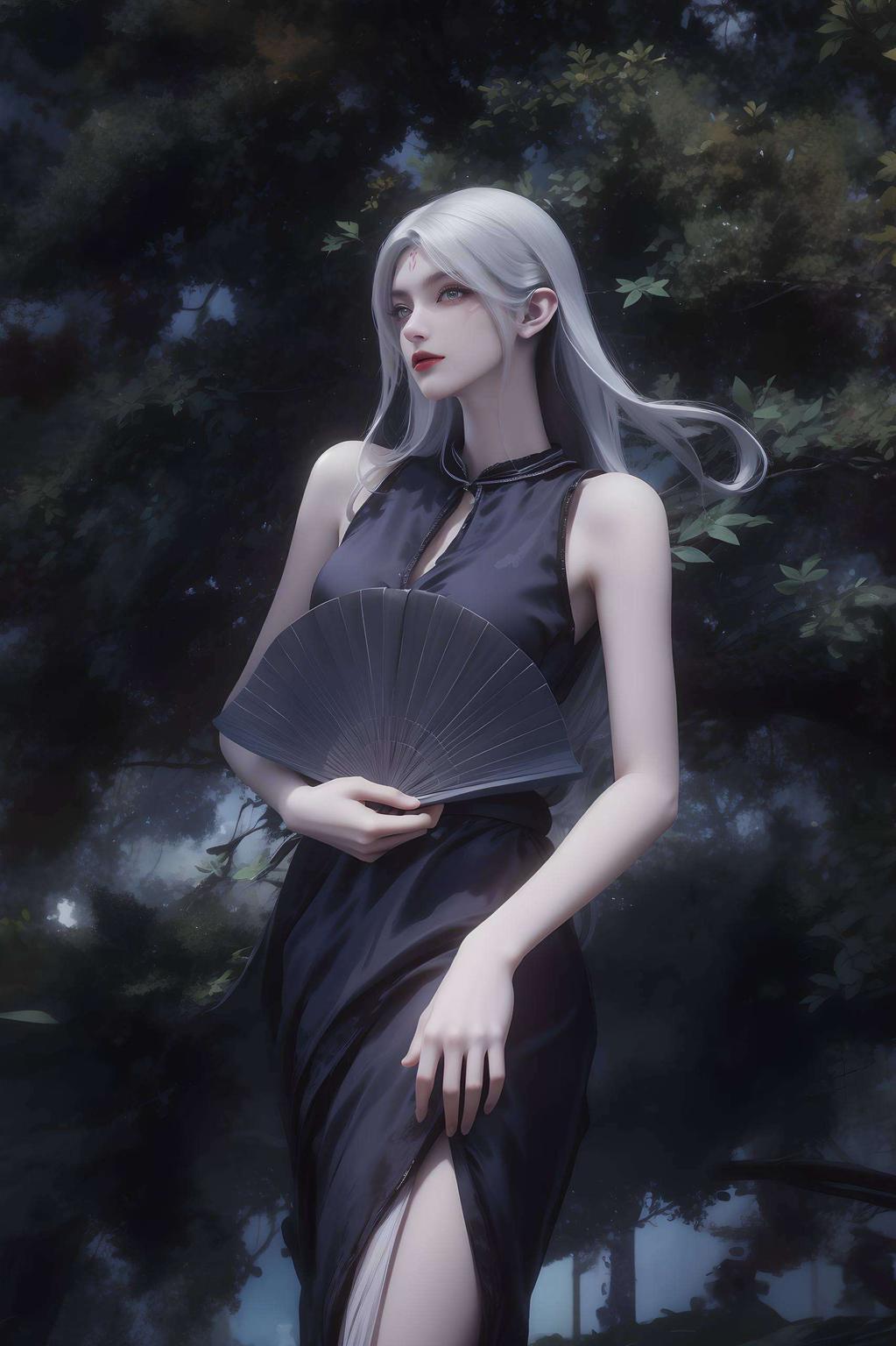 小白仙姿美不胜收