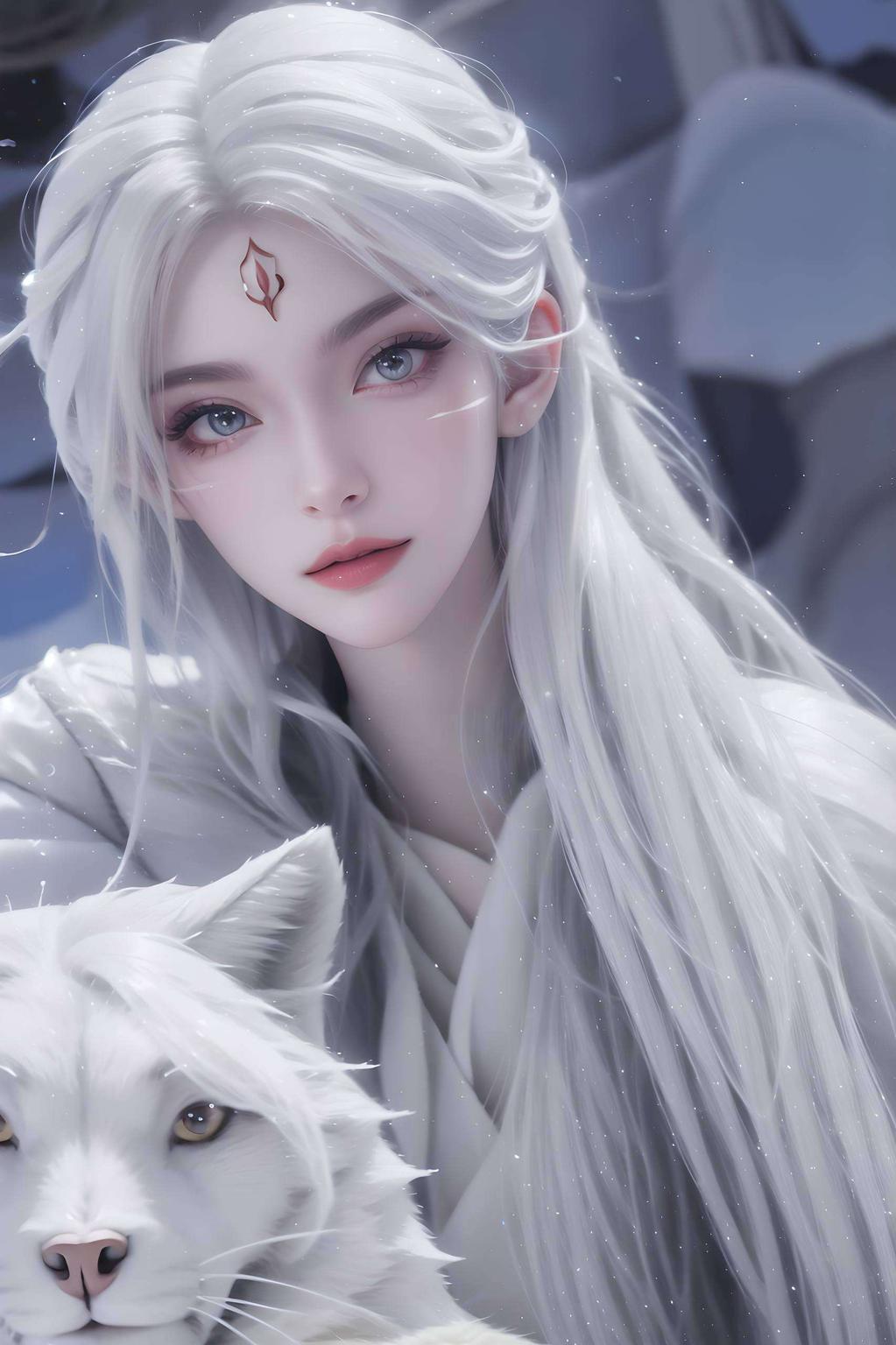 小白仙姿卓越点亮桌面灵气！