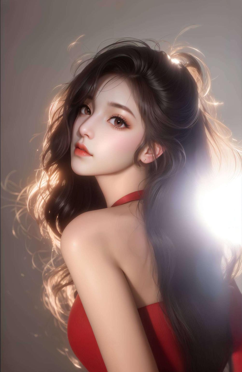 二次元艺术壁纸小舞灵动舞姿映入屏