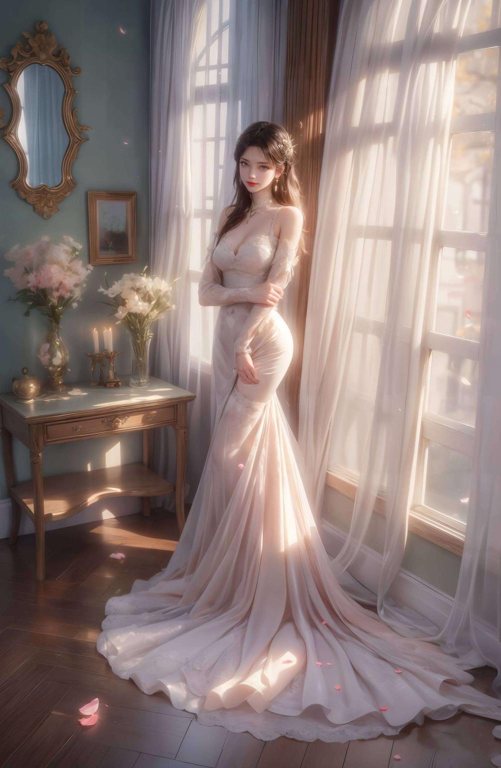 清新风格感受她的魅力风采