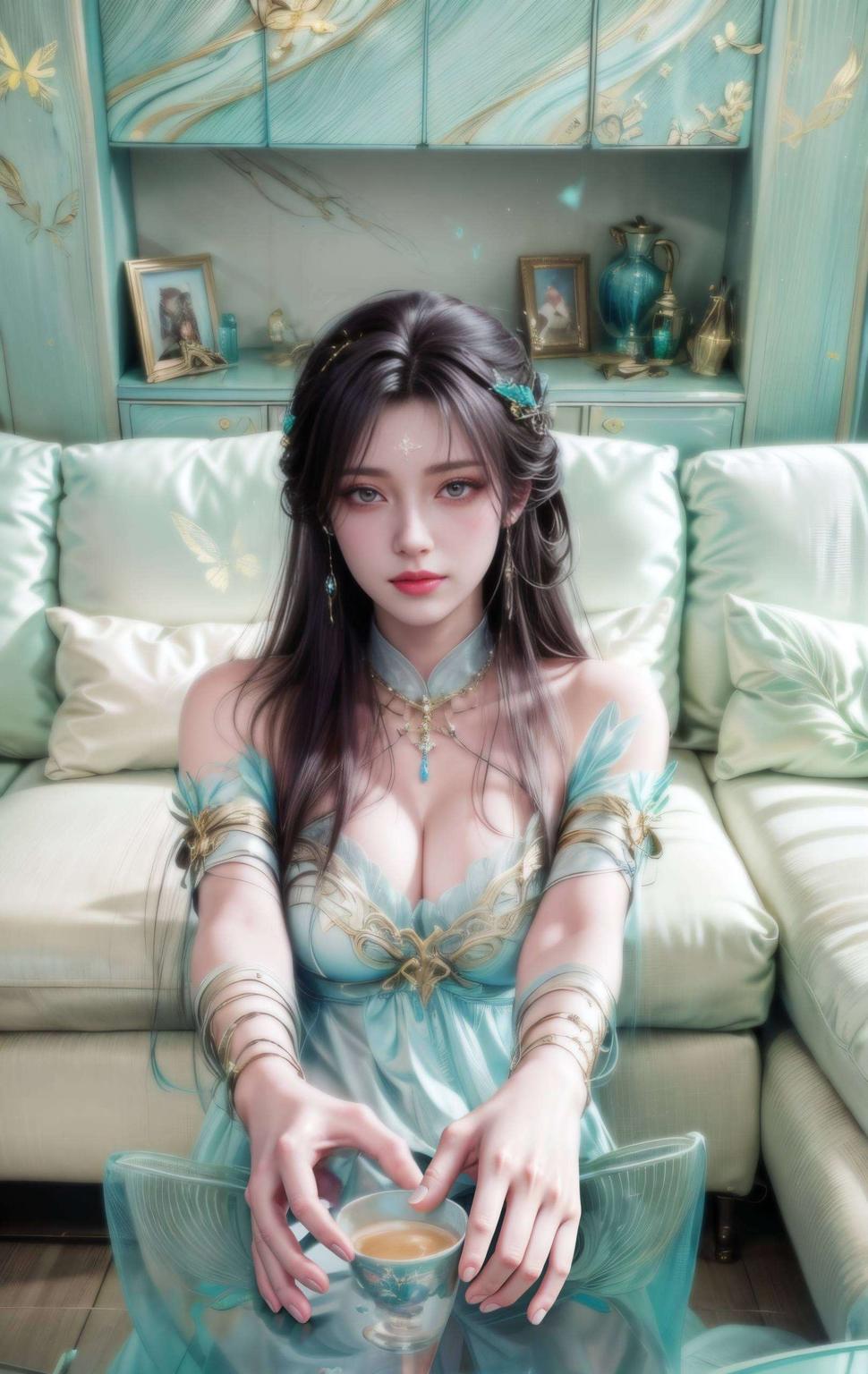 浪漫一触即发！🌹📱萧炎与薰儿甜蜜同框