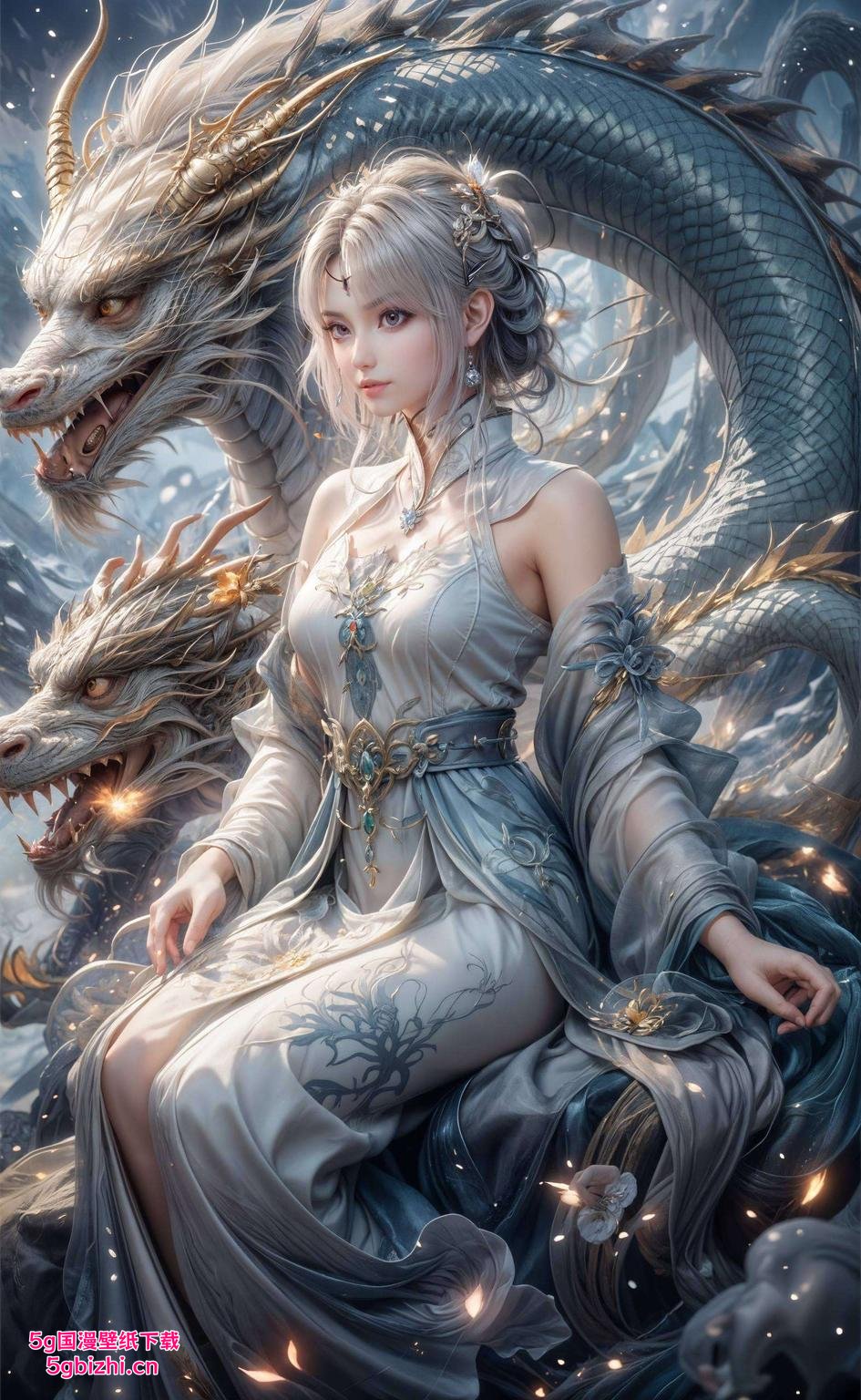 电脑桌面上的静态美景小医仙翩翩起舞