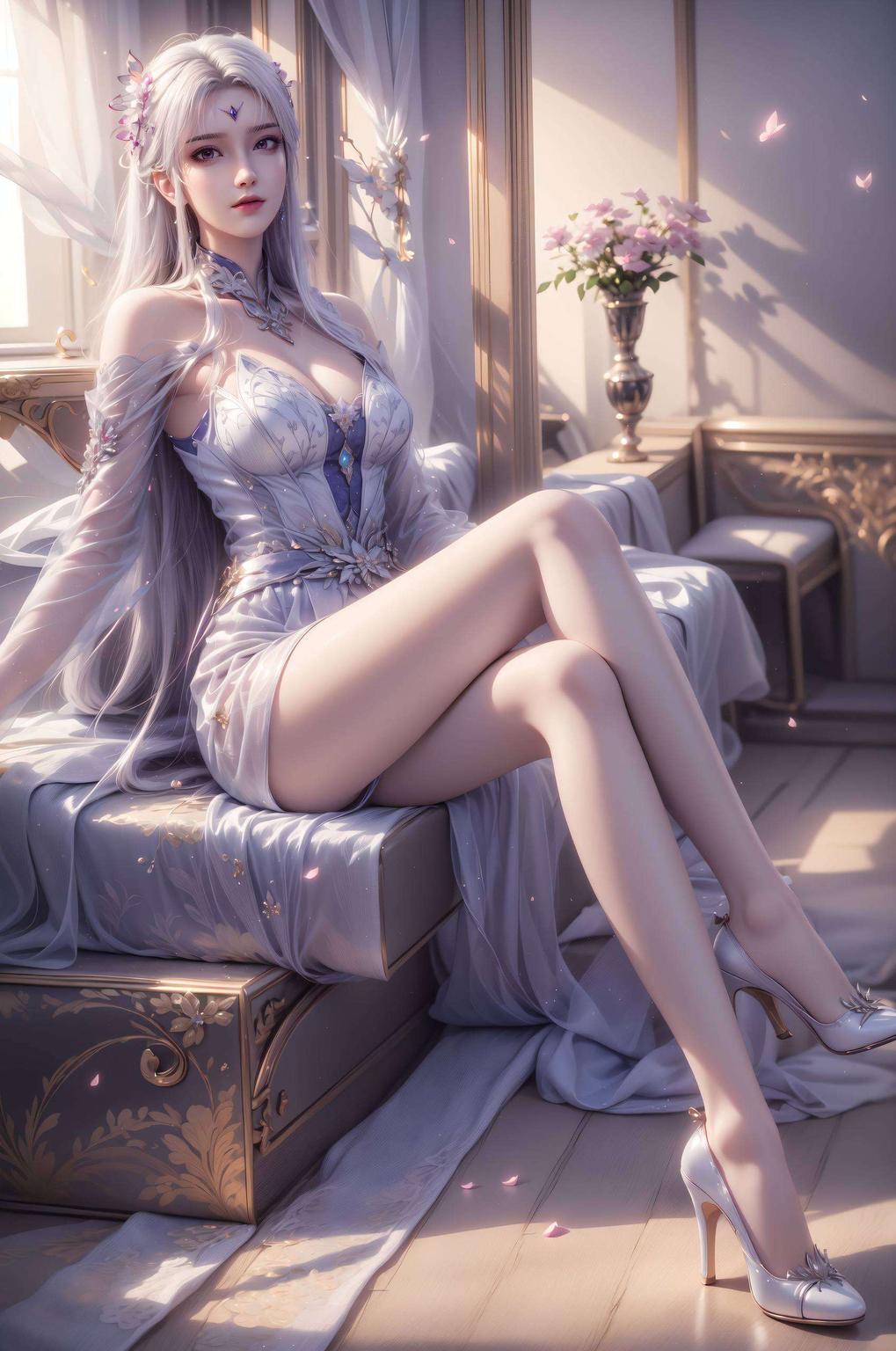 仿佛能感受到她坚韧的眼神和淡淡的忧伤仙气环绕