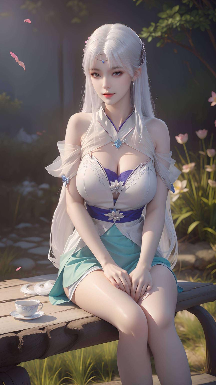 清新感扑面而来一瞥间