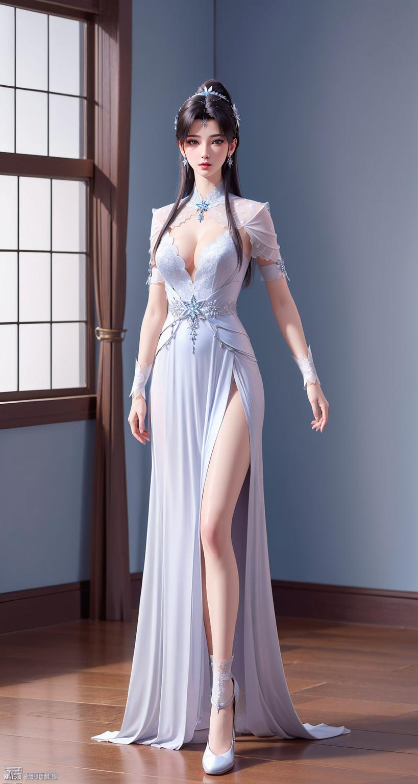 粉色梦幻夏倾月动漫风高清壁纸