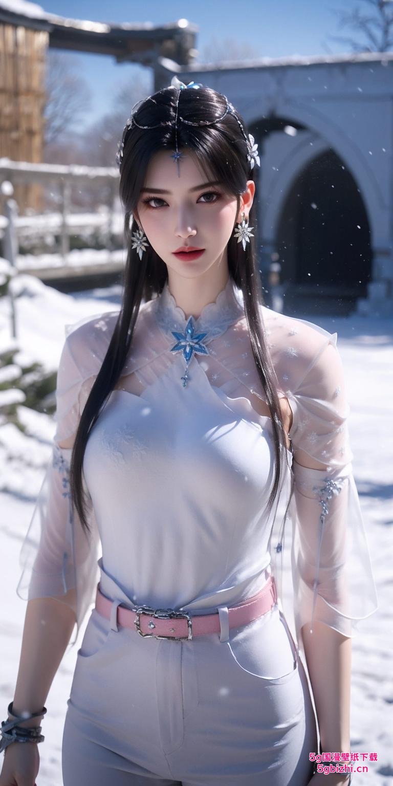 高清超清任你选！快来看看这位美少女的华丽变身吧大家好！今天给大家带来一组超美的AI素材——夏倾月变装壁纸