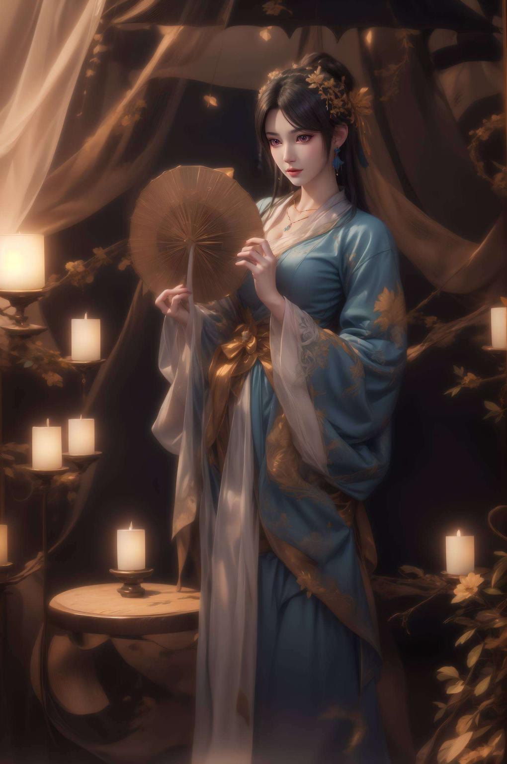 神秘魅力尽显夭夭图片元尊壁纸