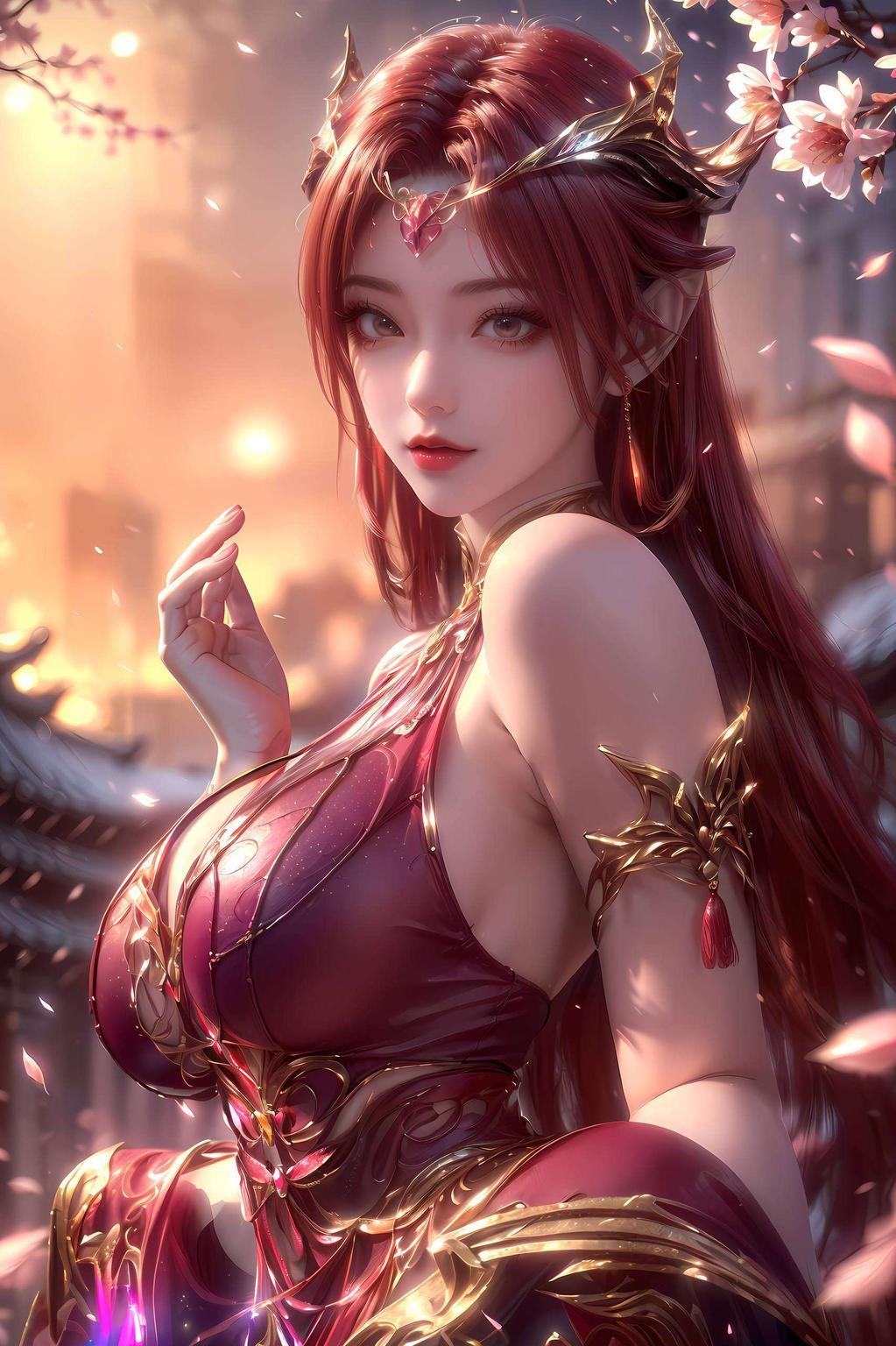 妖夜金色壁纸犹如穿梭幽暗森林