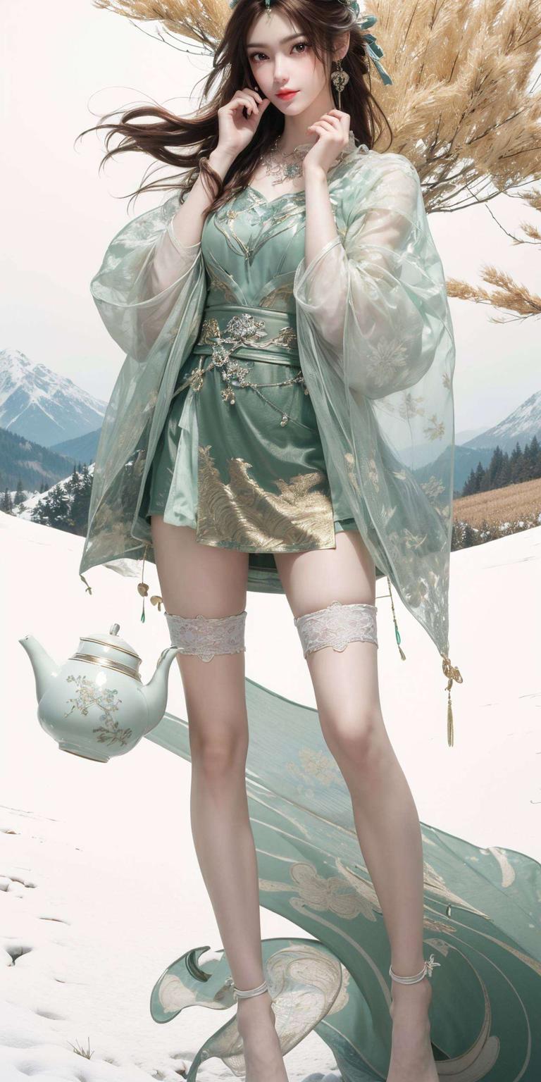 美不胜收高清锁屏盛宴！这款壁纸以细腻笔触勾勒仙子风华