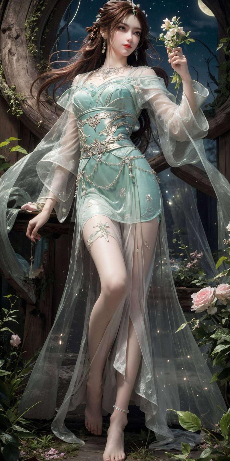 🌸叶倾仙的羞涩眼神让人一见倾心