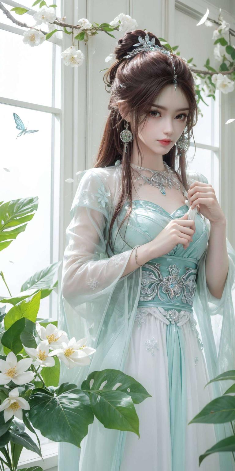 这组叶倾仙横版4k壁纸放在iPad上