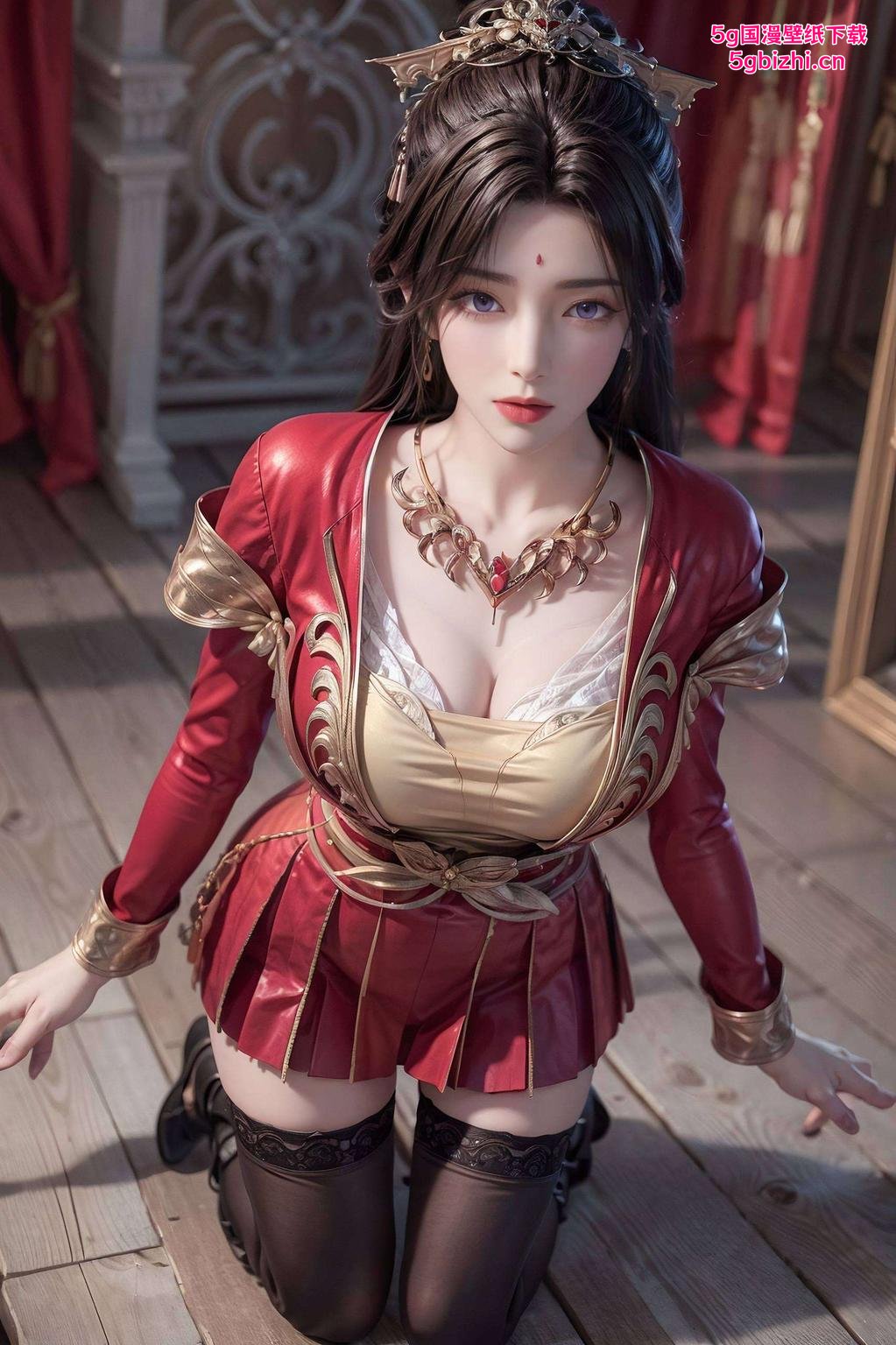 护眼无忧古风壁纸映衬