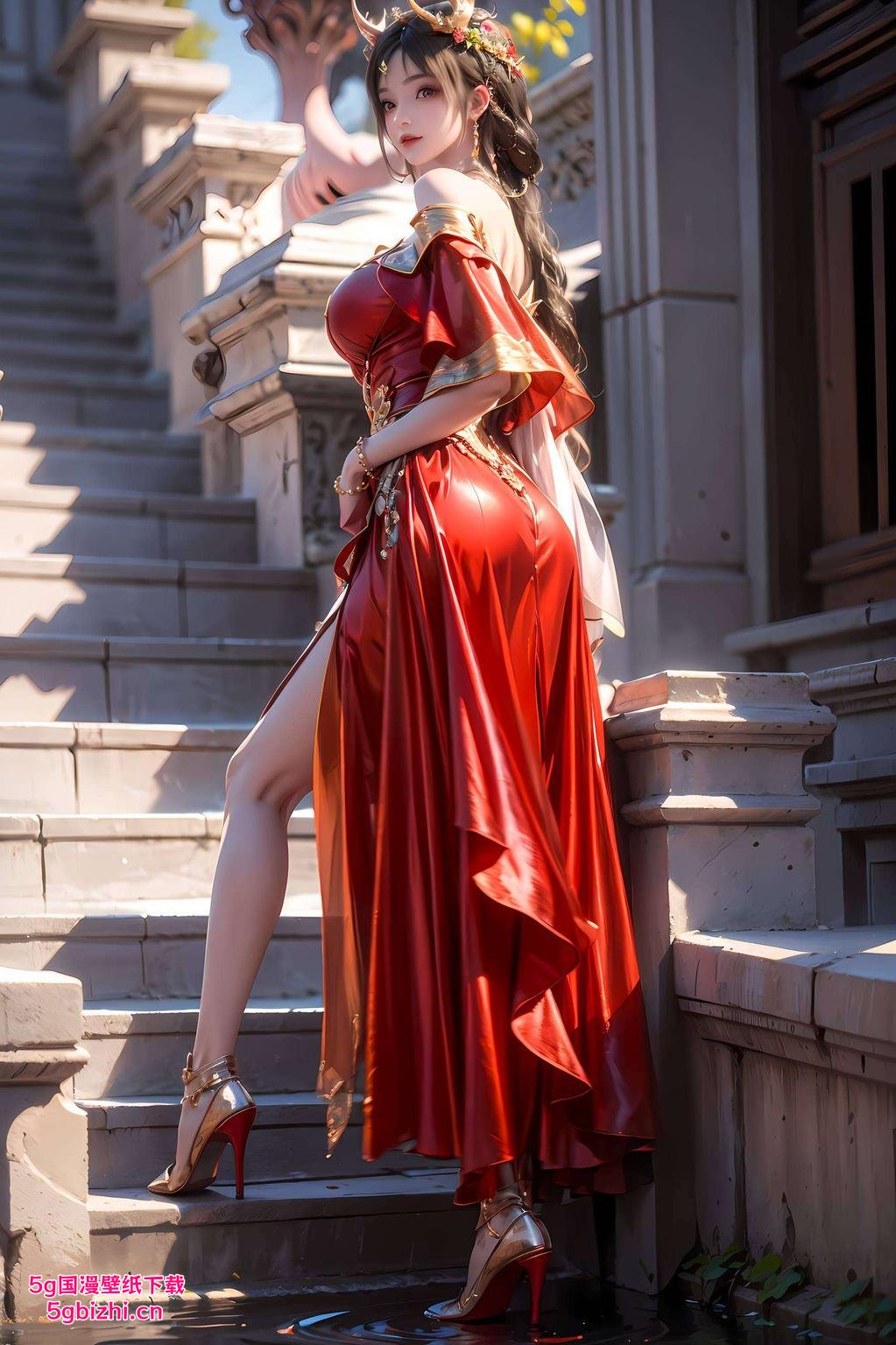 这款百炼成神云落平板壁纸壁纸中的云落