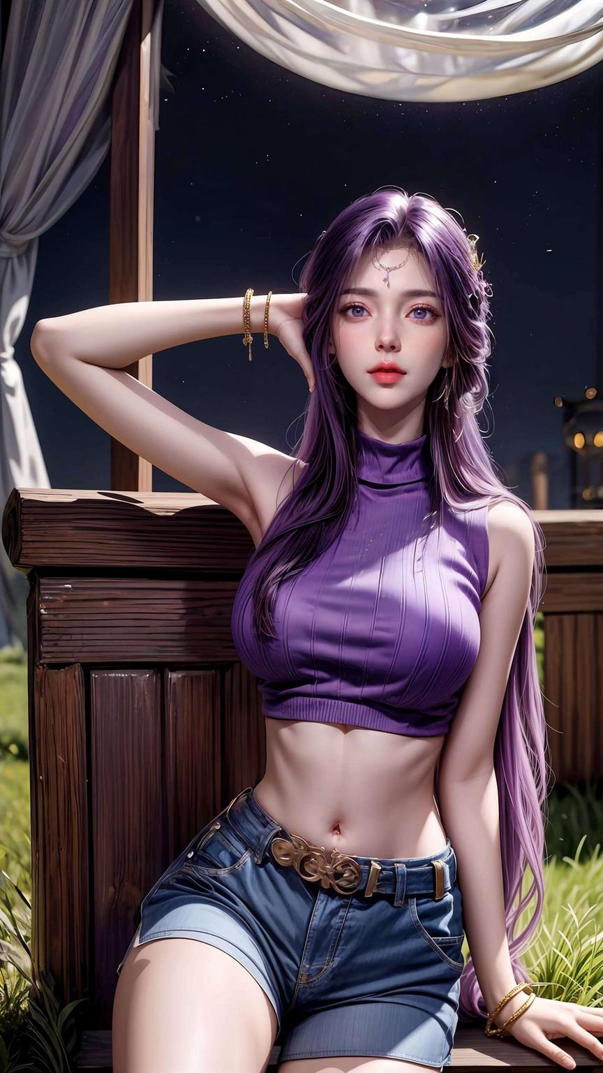 色彩饱满人物线条流畅