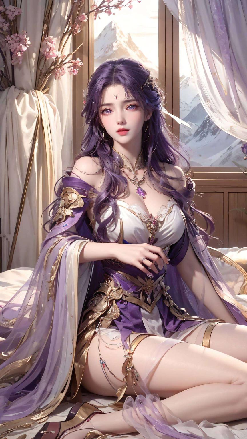 温柔陪伴每一刻云曦的泪光映壁纸