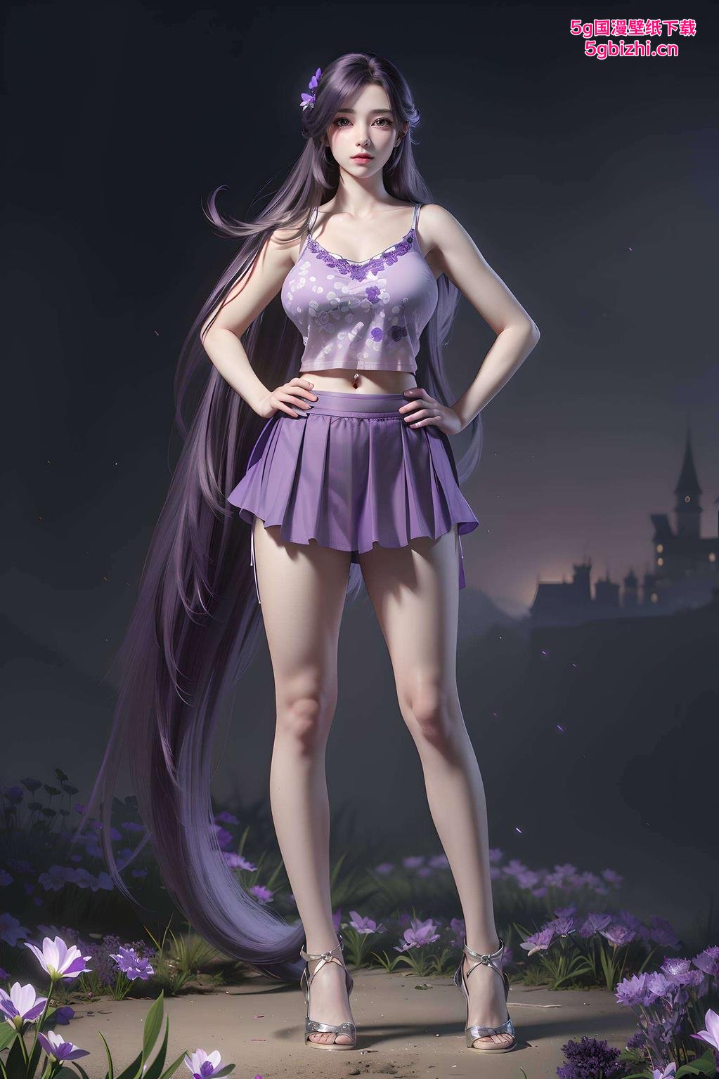 电脑上的养眼风景云曦卡片壁纸