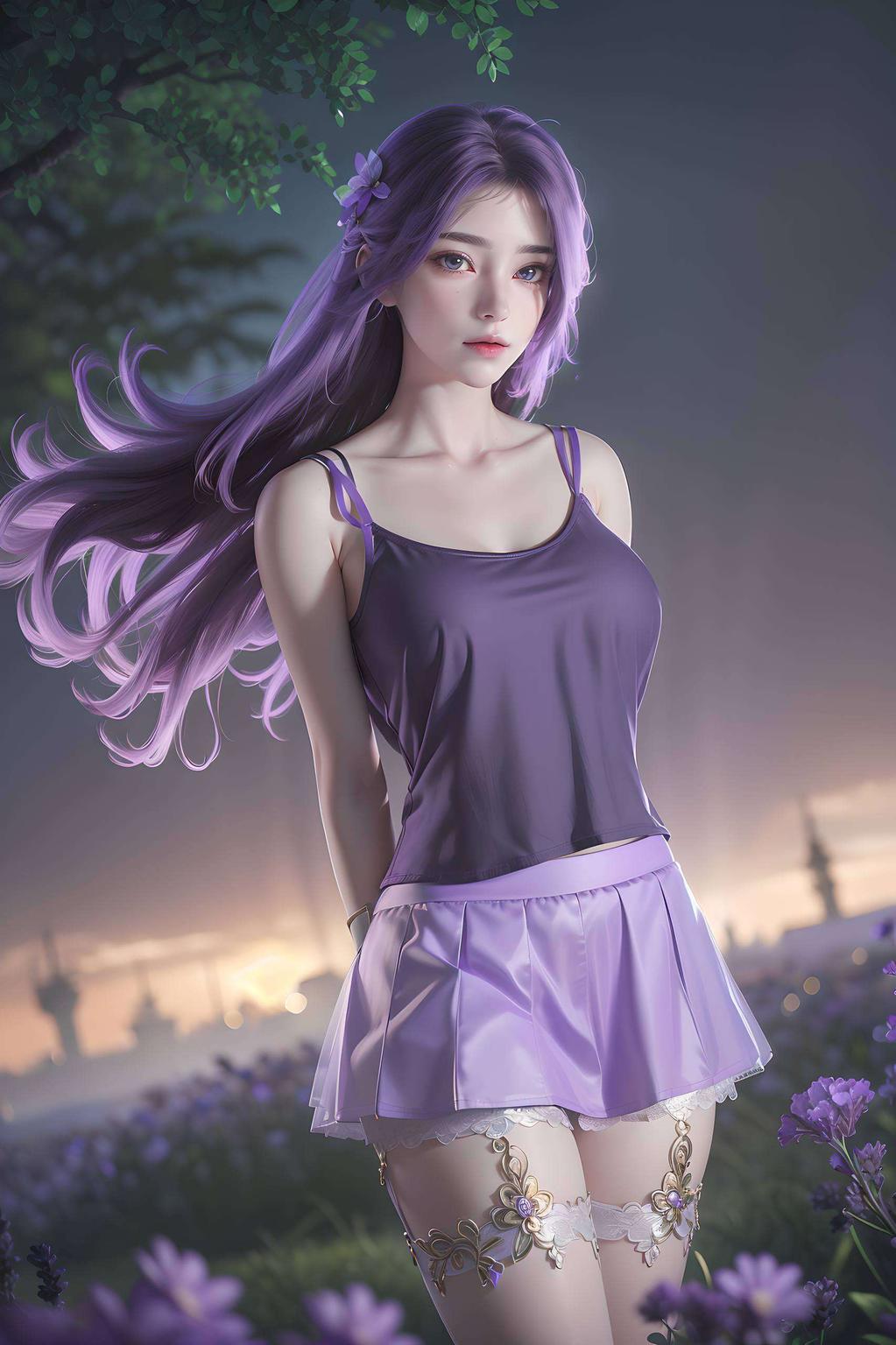 是不是瞬间就被吸引啦？”神秘的紫光中