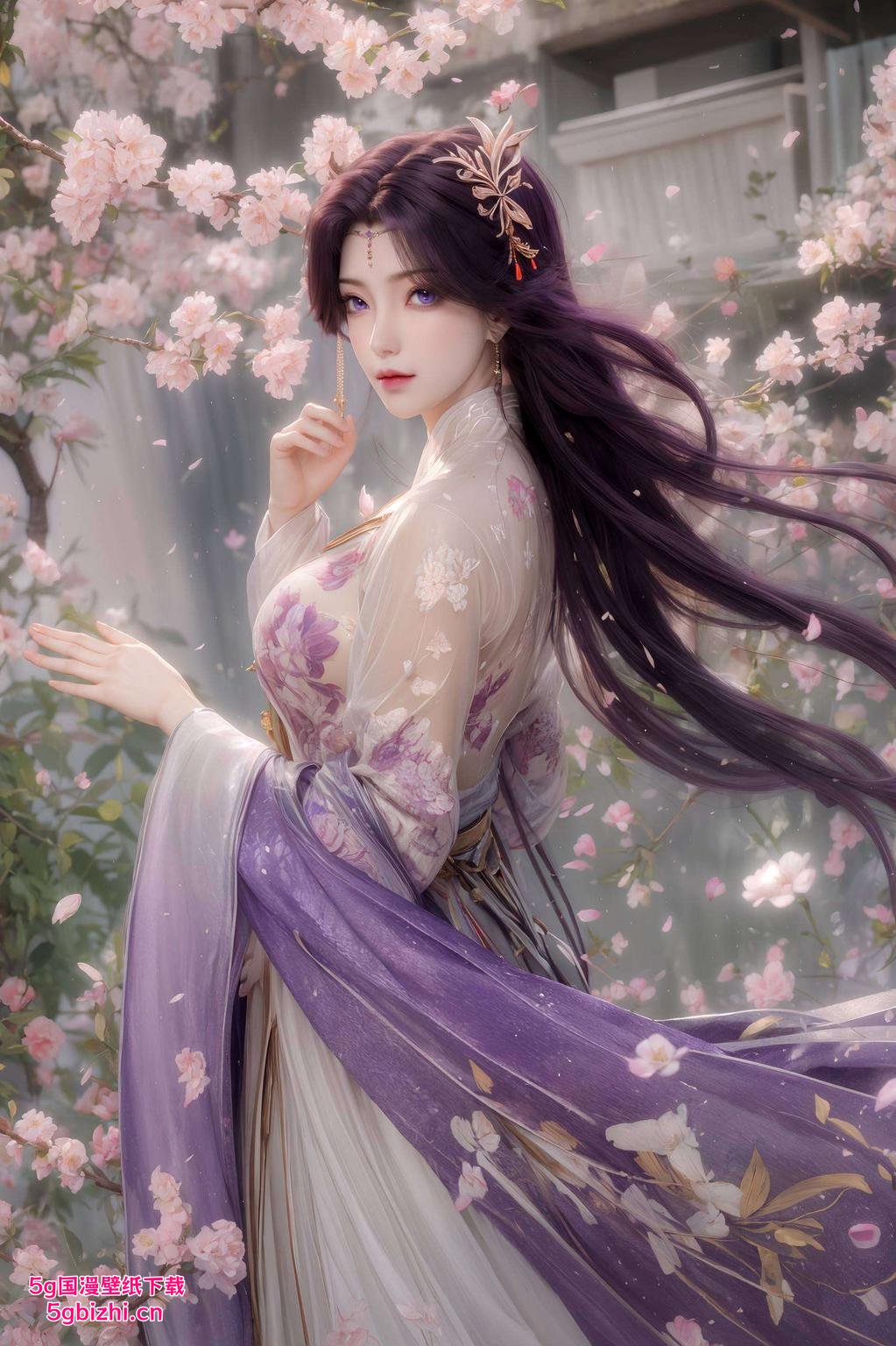 让你的手机瞬间变身古典美人画面中云曦正脸壁纸的动漫女