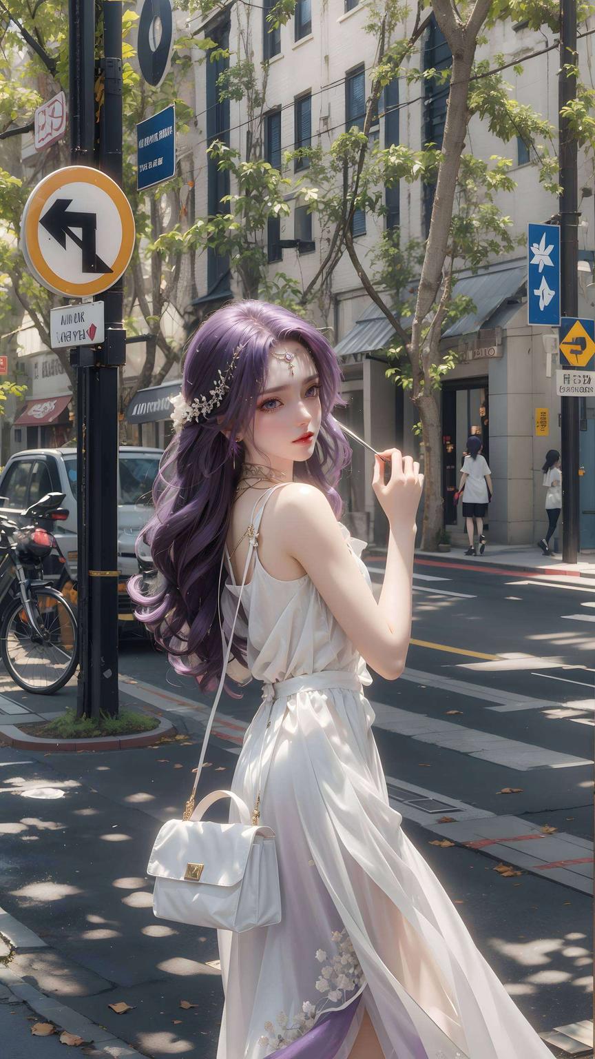 高冷女生的专属！高清平板潮图云曦独自一人坐在窗边