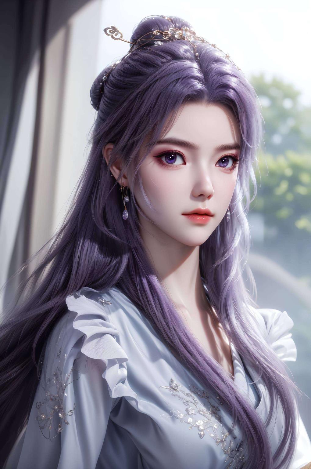 云霄全图壁纸AI素材里的高颜值选手