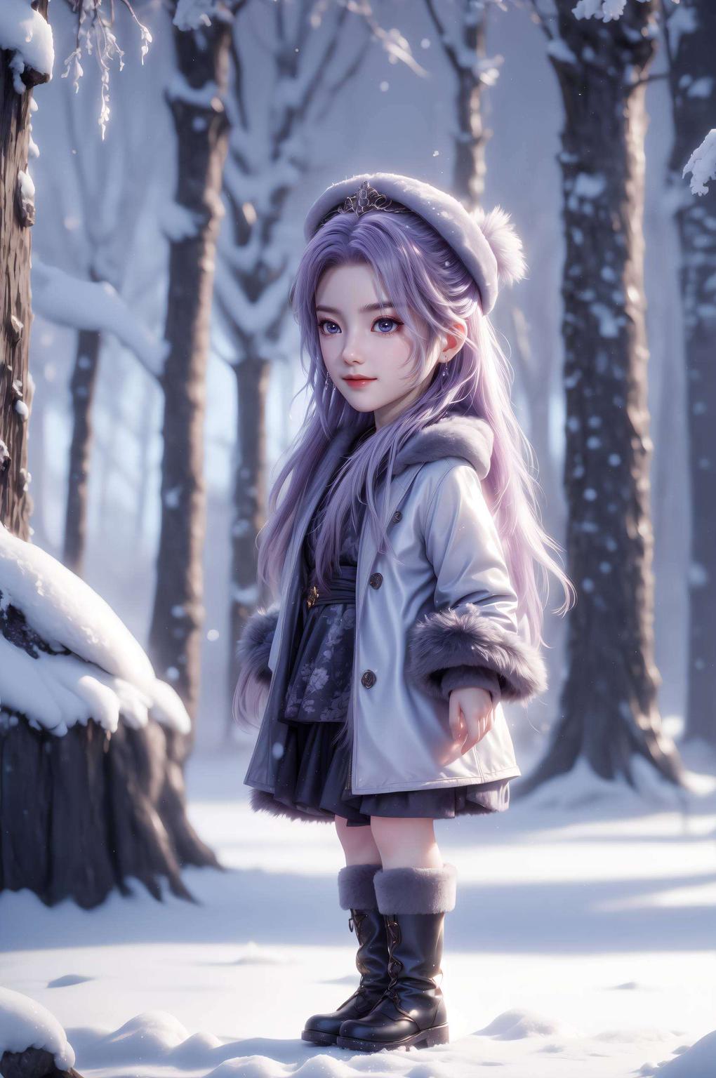 绝对让你眼前一亮！看这AI国漫女神云霄