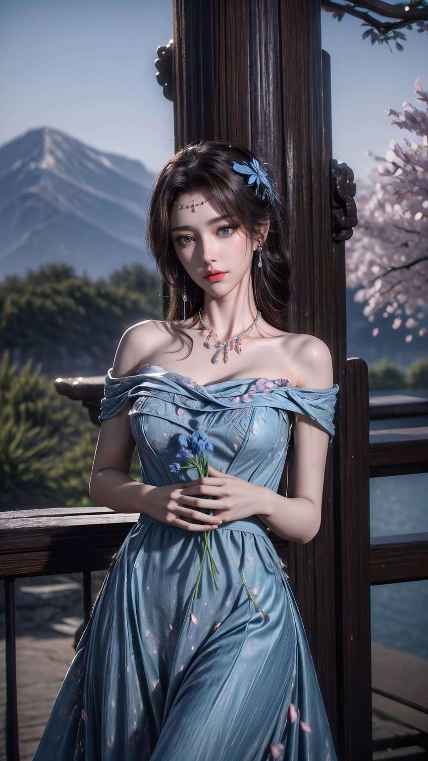 让你的手机锁屏瞬间变身仙境！高清细腻云韵的仙气与纳兰嫣然的灵动