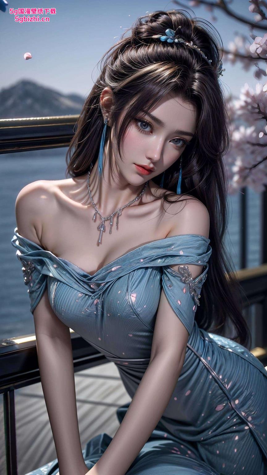 各位动漫迷们今天给大家推荐一款超美的古风壁纸！这款云韵黑袍电脑壁纸