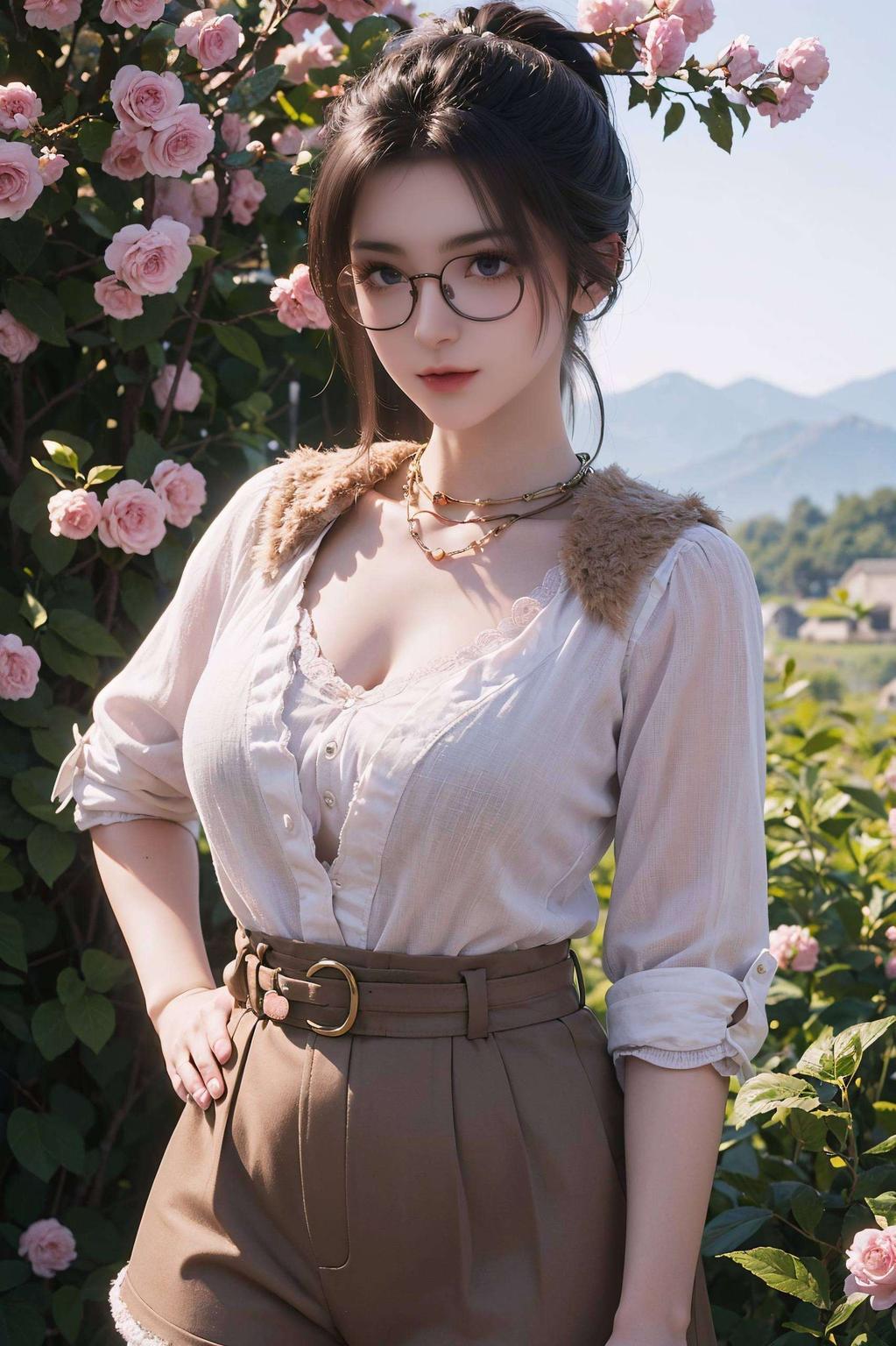 服饰纹理清晰周小环眼神灵动