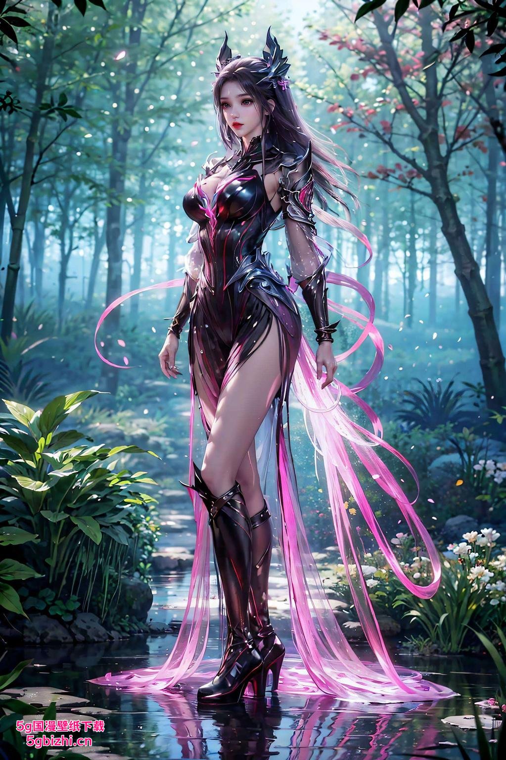 朱竹清高清壁纸竖屏设计恰到好处